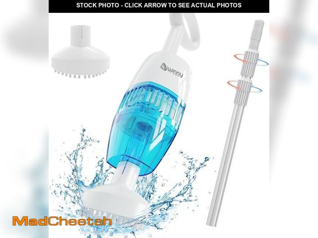 Lot 74-12486371 - Winny Handheld Pool Vacuum, Cordless Pool Vacuum with 60 Mins Runtime, Rechargeable Pool Cleaner Ide...