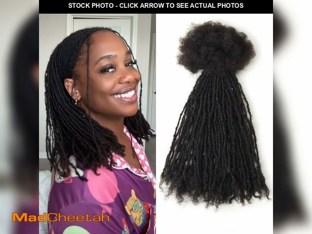 Lot 74-14213504 - Siphis Sisterlocks Locs Extesnions Human Hair 0.2cm Thickness Micro Curly Tips, Full Handmade Interl...