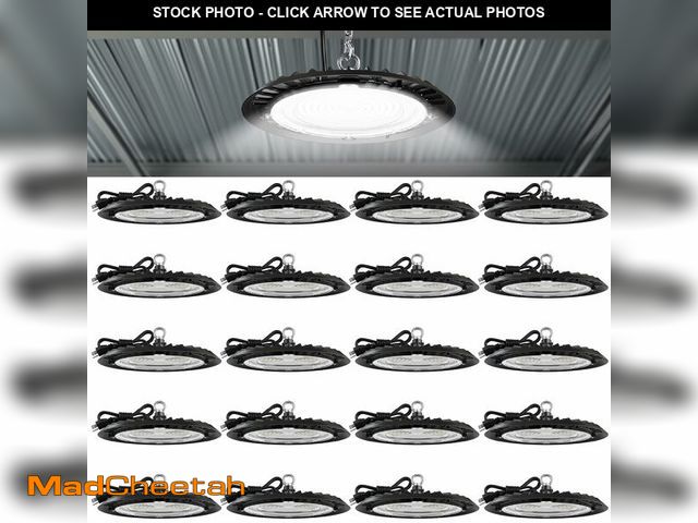 Lot 74-13120424 - Sunco 20 Pack UFO LED High Bay Light, 150W, 19500 Lumens, 5000k Ultra Bright Commercial Shop Lights ...