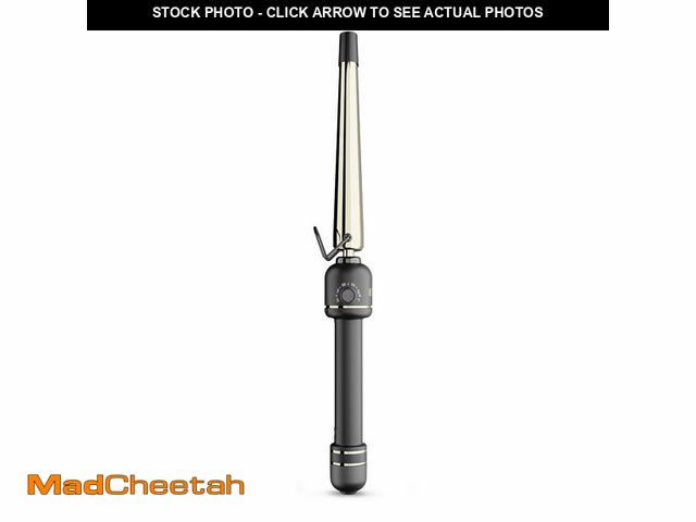 Lot 74-13544086 - HOT Tools 24K Gold Extended Barrel Oval Tapered Curling Wand for Bouncy Curls | No Clamp for Quick a...