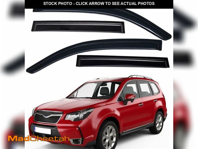 Lot 74-13040475 - Lightronic Extra Durable Outside-Mount Auto Vent Window Visor, Fits 2014-2018 Subaru Forester, UV Pr...