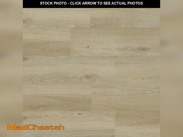 Lot 74-12774115 - Lifeproof Cashiers Oak 22 MIL x 8.98 in. W x 48.03 in. L Waterproof Click Lock Vinyl Tile Flooring (...