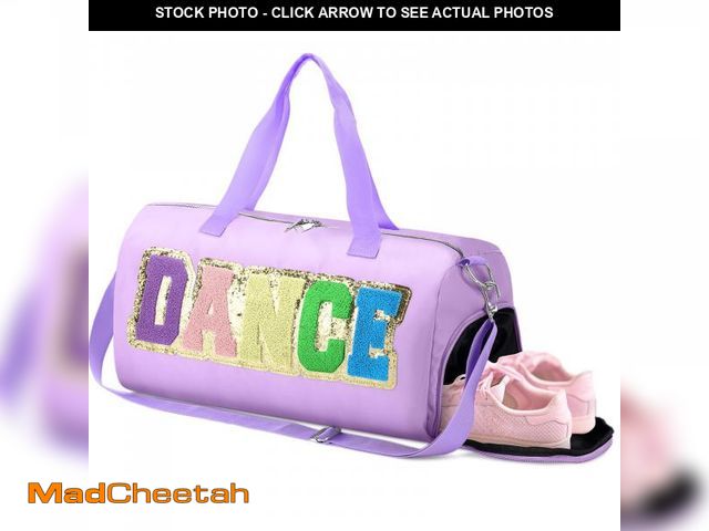 Lot 74-12444685 - Yeyeplum Dance Duffle Bag for women Bag with Adjustable Carry Strap and Handy Pouch Dance Backpack f...