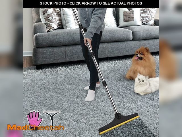 Lot 74-13622647 - B-Land Carpet Rake for Pet Hair Removal, Reusable Pet Hair Remover with 60Ã¢â¬Â Adjustable Long Ha...