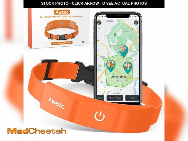 Lot 74-13569683 - GPS Wireless Dog Fence with Free App, Electric Fence System with Training Collar, Portable Fence for...