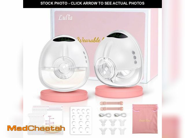 Lot 74-14269680 - Lulia Breast Pump Hands Free, Wearable Breastfeeding Pump with 4 Mode and 9 Level, Strong Suction, P...
