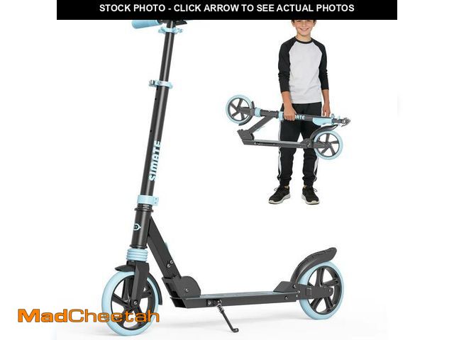 Lot 74-14350893 - SIMATE Kick Scooter for Kids Ages 6+ Teens &amp; Adults,3 Adjustable Levels,Foldable and Lightweight...
