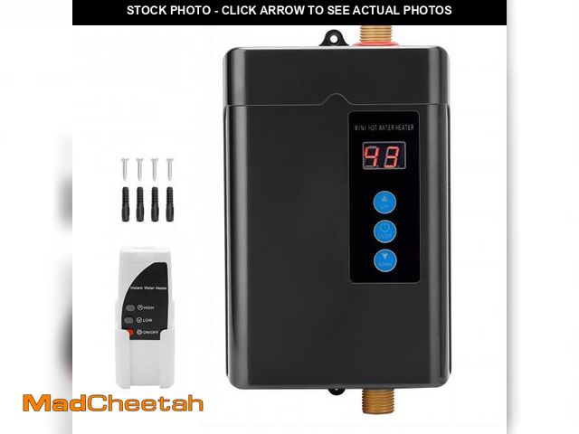 Lot 74-12302515 - 3000W Tankless Water Heater Electric, RV Water Heater, Instant Hot Water Heater with Remote, 82.4-13...