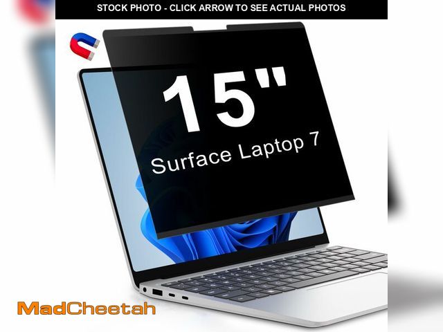 Lot 74-13571679 - LUSA DESIGN Magnetic Privacy Screen for 15 Inch Microsoft Surface Laptop 7, Removable Anti Glare Scr...