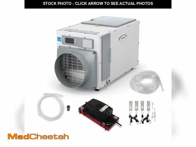 Lot 74-12628921 - AprilAire E080 Whole House Dehumidifier for Basement &amp; Crawl Space Ã¢â¬â 80-Pint High-Capacit...