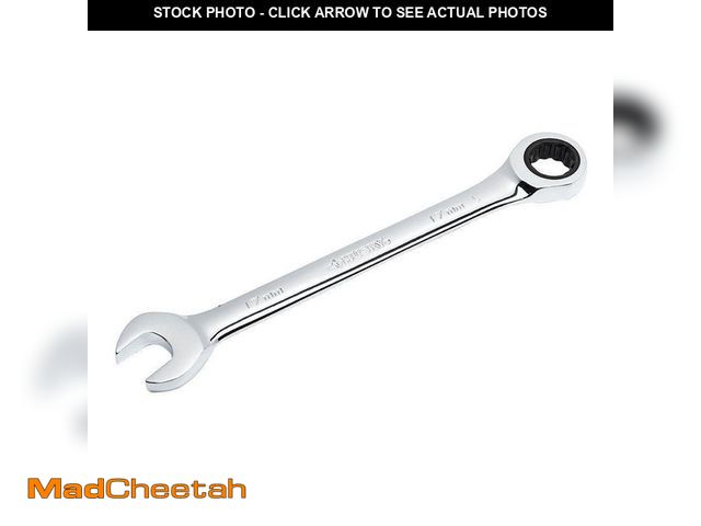 Lot 74-12988936 - *DIRTY*  Husky 17 mm 12-Point Metric Ratcheting Combination Wrench *DIRTY*  - USED