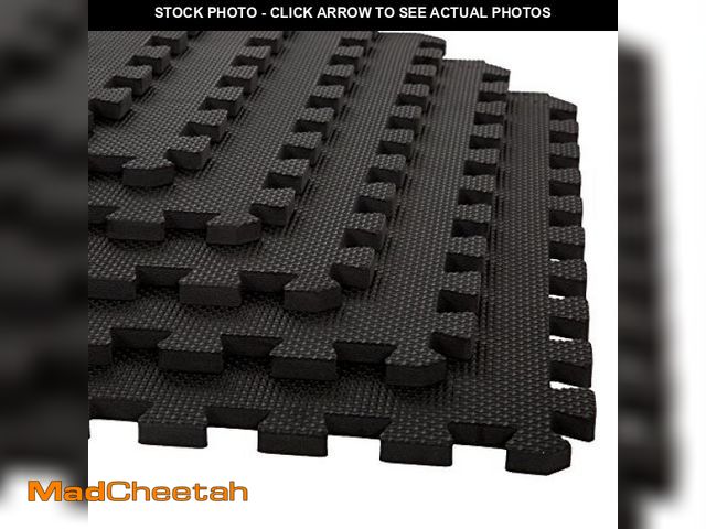 Lot 74-12137014 - Interlocking EVA Foam Floor Tiles for Home Gym, Yoga Mat, Workout Equipment, or Child's Play Surface...