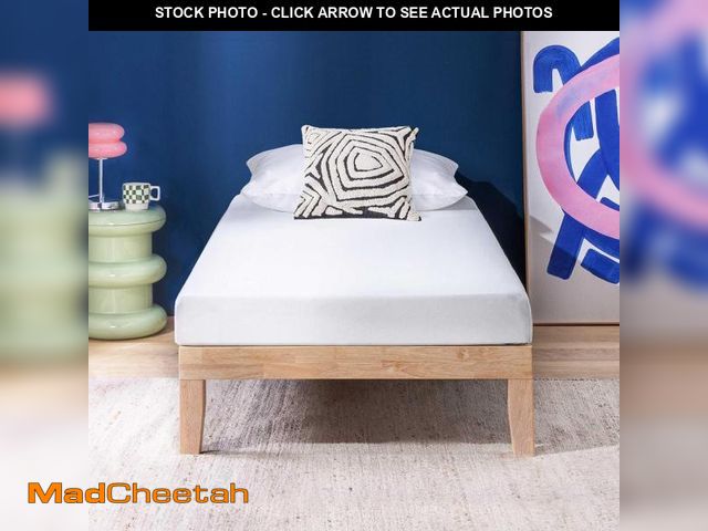 Lot 74-12365775 - (COVER IS TORN) Best Price Mattress 5 Inch Memory Foam Mattress, Cooling Gel Infused, Certified Safe...