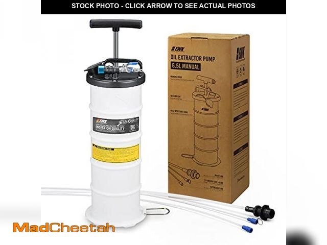 Lot 74-12508354 - EWK 6.5L Pneumatic/Manual Oil Extractor, Oil Change Pump for Automotive Fluids Vacuum Evacuation, Fl...