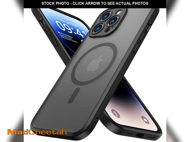 Lot 74-12437515 - ImpactStrong Magnetic Guard Designed for iPhone 14 Pro Case [Camera Protection] [Military Grade Drop...