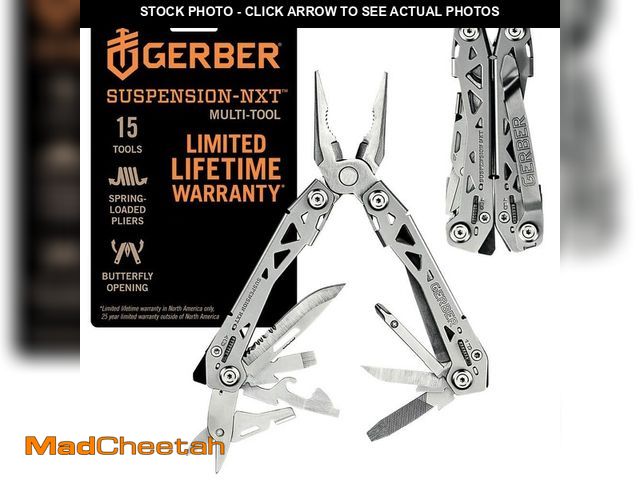Lot 74-14613854 - Gerber Suspension NXT 15-N-1 Multi-Tool with Pocket Clip 31-003634 - UNUSED