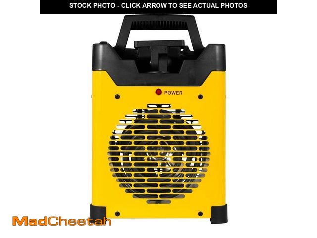 Lot 74-13693507 - Stanley 5,100 BTU Electric Forced Air Space Fan Heater with LED Light and USB - UNUSED