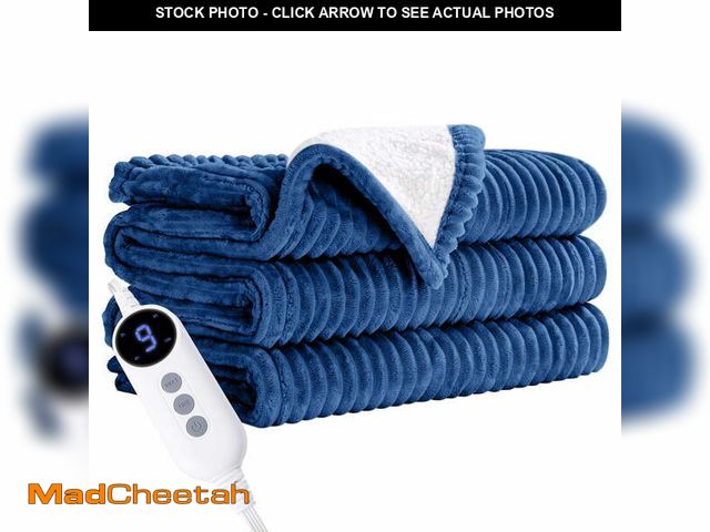 Lot 74-12764281 - JUSTLET Heated Blanket Electric Full, 72"x84" Heating Blanket Throw, 9 Heat Levels &amp; 2-10 Hours ...
