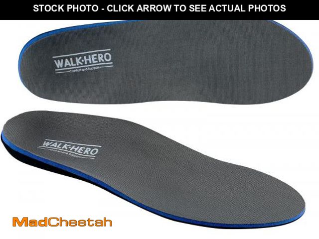 Lot 74-12440999 - Plantar Fasciitis Feet Insoles Arch Supports Orthotics Inserts Relieve Flat Feet, High Arch (Mens 7-...