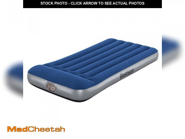 Lot 74-12527613 - Bestway Tritech Air Mattress Twin 12" with Built-in AC Pump - UNUSED