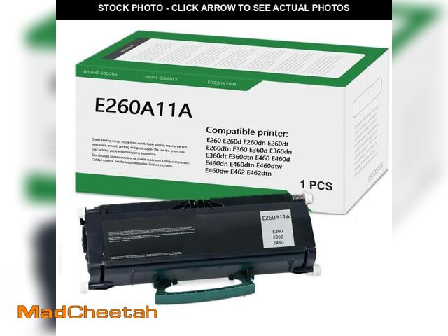 Lot 74-12234159 - *SEE DETAILS* E260A11A Toner Cartridge Replacement for Lexmark E260 E360 E460 E462 E260d E260dn E260...