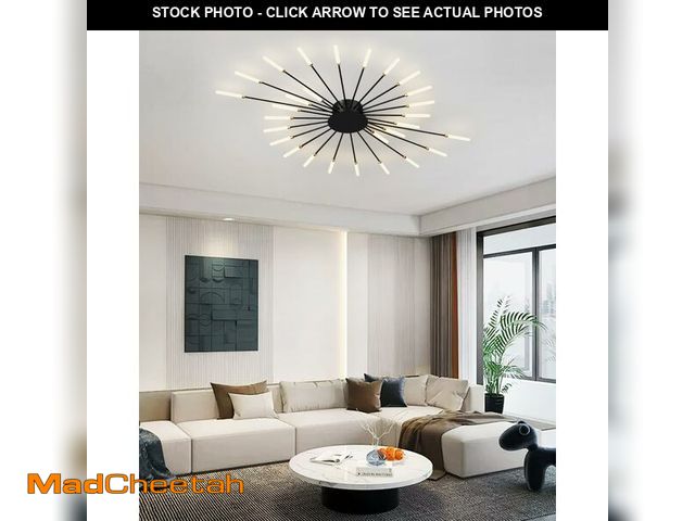 Lot 74-13623109 - Ceiling Light Modern LED Ceiling Lamps,Flower Shape Ceiling Lights,Flush Mount Chandelier,Metal Acry...