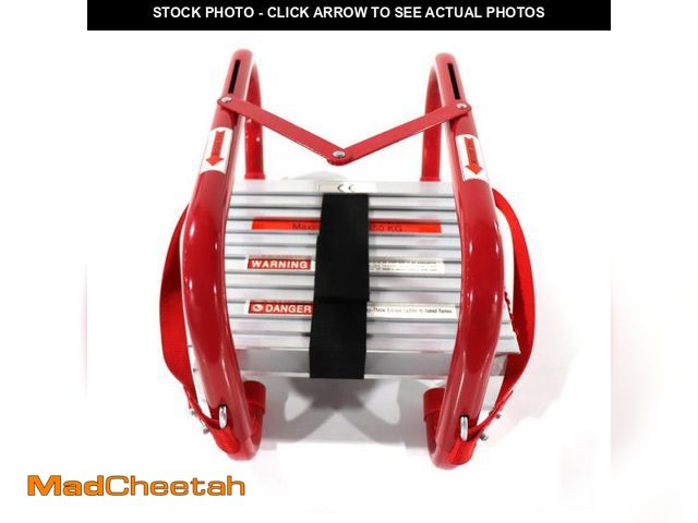 Lot 74-11549843 - Fire Escape Ladder, 2 Story Emergency Portable Safety Ladder for Adults &amp; Kids with Anti-Slip Ru...