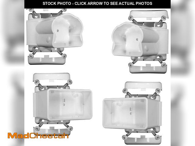 Lot 74-12855594 - Veranda Traditional/Williamsburg White Angle Bracket Kit (4-Pack) - UNUSED