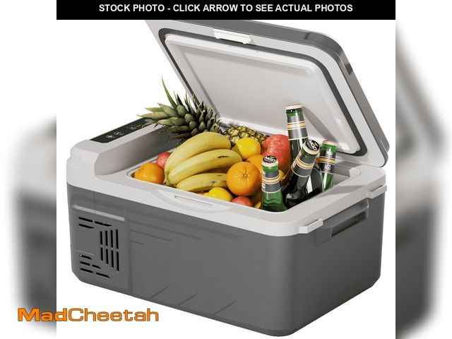 Lot 74-12833234 - (WILL NOT POWER ON ) Simzlife 12 Volt Refrigerator, 11 Quart (10L) Car Fridge, Car Refrigerator -4?~...