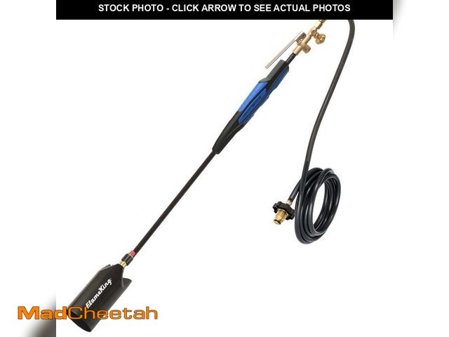 Lot 74-13692931 - Flame King 500,000 BTU Propane Torch Kit Heavy Duty Weed Burner with Built in Ignitor - UNUSED