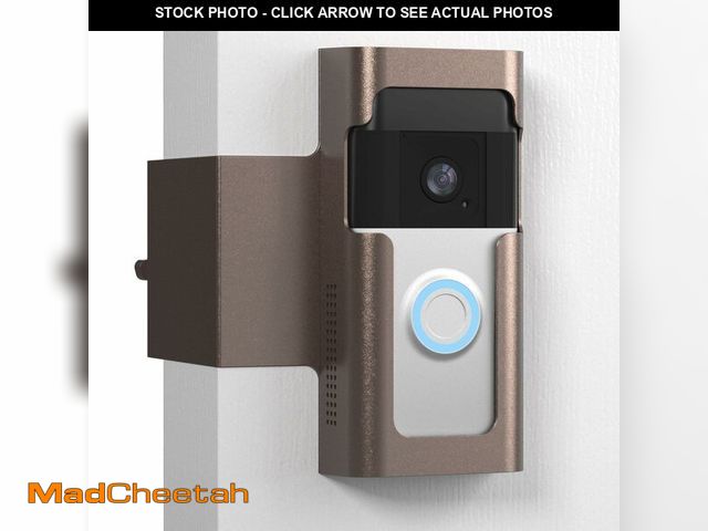 Lot 74-12698153 - Anti Theft Ring Doorbell Mount: Metal Ring Apartment Door Mount Blink Doorbell Camera Holder No Dril...