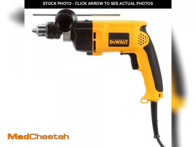 Lot 74-12085912 - DEWALT 7.8 Amp Corded 1/2 in. Variable Speed Reversible Hammer Drill - UNUSED