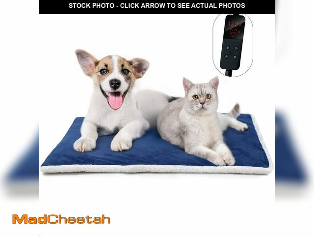 Lot 74-12716548 - Rest-Eazzzy Cat Heating Pad, Cat Bed with Removable Cover Heated Cat Bed 5 Level Timer and 5 Level T...