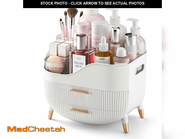 Lot 74-14063181 - Pajiriona Makeup Organizer with Drawers,Skincare Organizer for Vanity,Storage Box with Handle,Large ...
