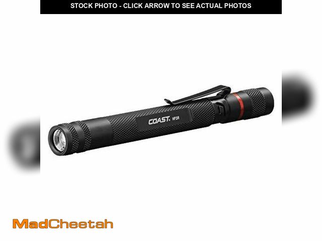 Lot 74-10899122 - COAST HP3R 500 Lumen Rechargeable LED Penlight with TWIST FOCUS, Black - UNUSED