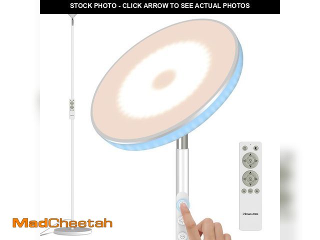 Lot 74-13563774 - Bright Floor Lamp,42W 3700LM LED Torchiere Floor Lamps for Living Room, 71in. Modern Tall Standing L...