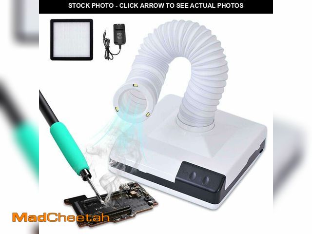 Lot 74-12705898 - Solder Fume Extractor Fan Smoke Absorber Remover Smoke Prevention Absorber Smoke Fan with LED Light ...