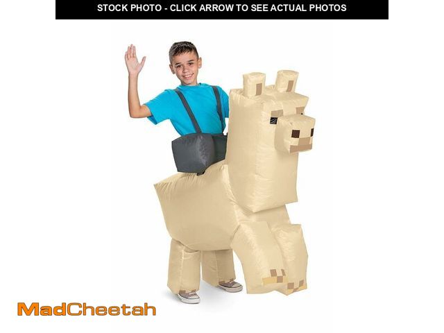 Lot 74-12711158 - Disguise Minecraft Ride-On Inflatable Costume, Official Minecraft Costume Accessory for Kids, One Si...