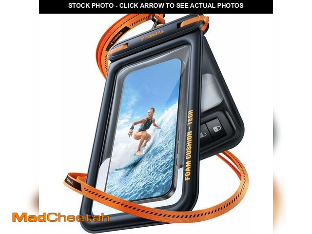 Lot 74-13955212 - TORRAS IP68 Waterproof Phone Pouch Double Space, Floating Waterproof Phone Case with Lanyard for iPh...
