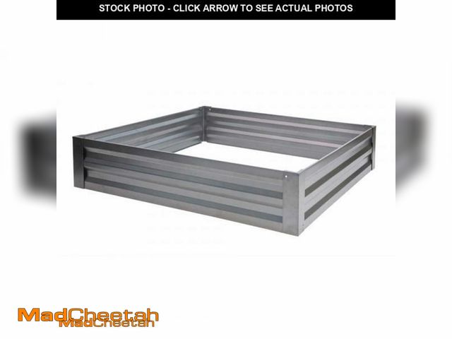 Lot 74-10650949 - Vigoro 4 ft. x 4 ft. Antique Iron Raised Garden Bed(MISSING PIECES,HARDWARE)  - UNUSED