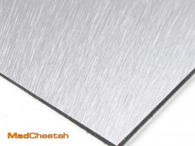 Lot 74-12098190 - Falken Design Brushed Silver Aluminum Sheet - 20" x 16" x 1/8" - Lightweight, Weather-Resistant, and...