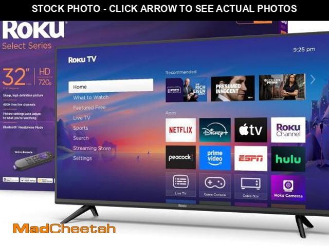 Lot 74-12098461 - Roku Smart TV 2025 - 32-Inch Select Series, 720p HD TV - RokuTV with Voice Remote - Flat Screen LED ...