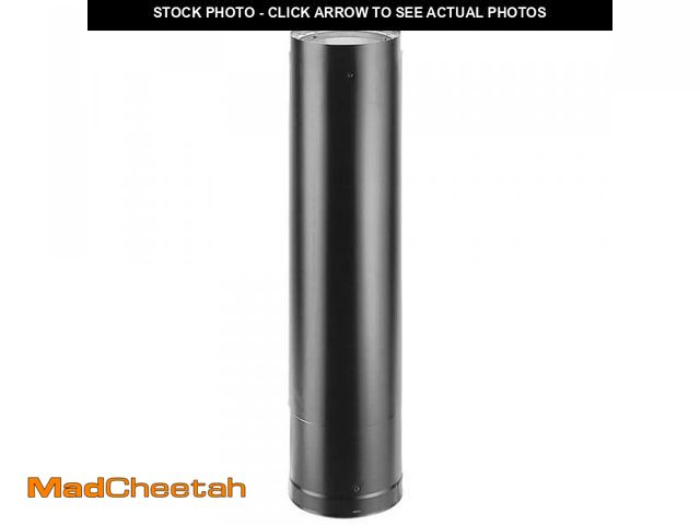 Lot 74-12491864 - DuraVent Model DVL Double Wall Stove Pipe 6in. Diameter x 29in. to 46in. Telescoping Pipe Length - U...