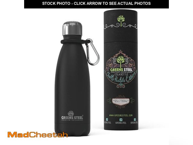 Lot 74-13950247 - Greens Steel Stainless Steel Water Bottle - 25 oz, Blue | Vacuum Insulated Double Wall with Screw Li...