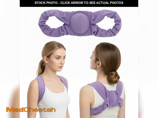 Lot 74-14152379 - RNEMPÃÂ® Sleep Upper Back Posture Corrector for Women, Ultra-Soft Lavender Back Brace for Sleeping,...