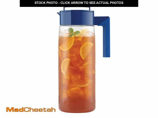 Lot 74-12443017 - Takeya Patented and Airtight Pitcher Made in the USA, 2 Quart, Blueberry, 10034 - USED