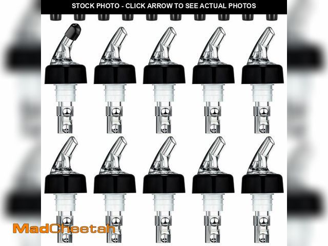 Lot 74-14206558 - BBTO Automatic Measured Bottle Pourer Spout Liquor Pourers Bottle Jigger Quick Shot Spirit Measure, ...