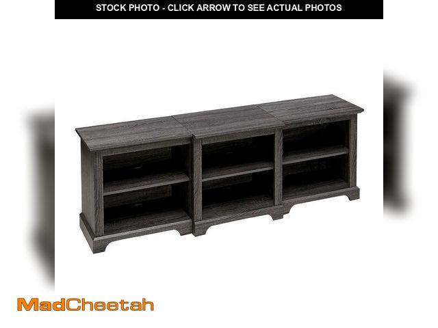 Lot 74-12785431 - (MISSING HARDWARE) Rockpoint 70inch Modern TV Stand Storage Media Console Entertainment Center for T...