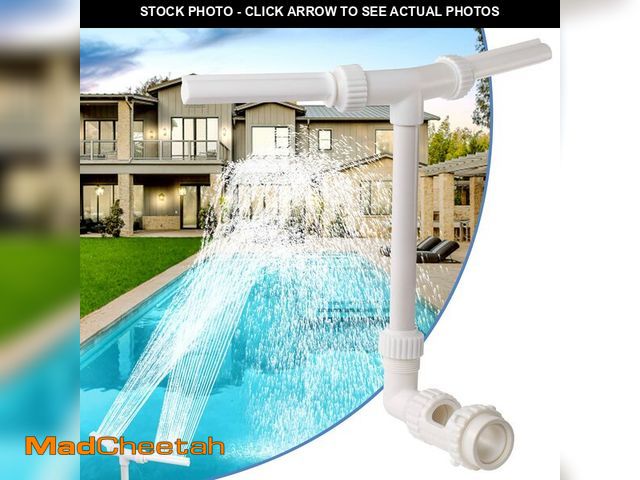 Lot 74-14340192 - Swimming Pool Waterfall Fountain Spray - 2 Fountain Heads Water Sprinkler, Cool &amp; Warm Pool Spa ...