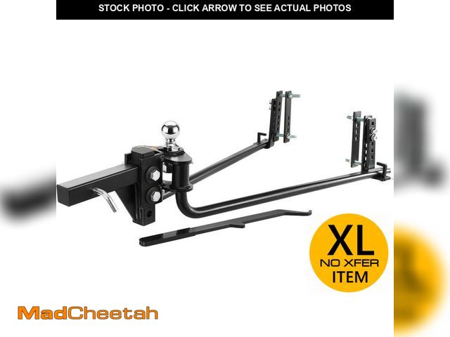 Lot 74-12548272 - SKYSHALO Weight Distribution Hitch Kit 2 in. Shank Weight Distributing Hitch 2.5 in. Drop, 6.5 in. R...